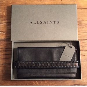 All Saints Club Flat Envelope flap/ clutch